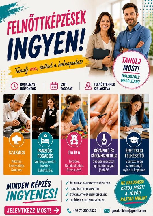 Felnőtt képzések a Garaiban