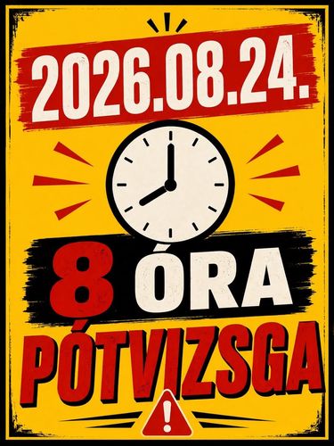 Pótvizsga tájékoztató