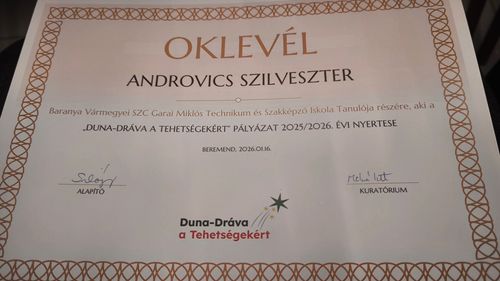 Beremend Duna-Dráva a Tehetségekért díjátadó