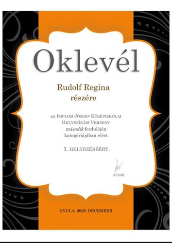 Implom József helyesírási verseny Gyulán