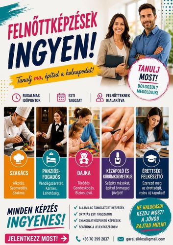 Felnőtt képzések a Garaiban